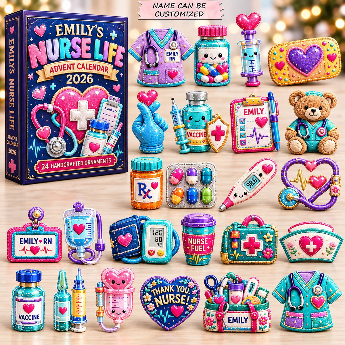 Colorful Nurse Life advent calendar