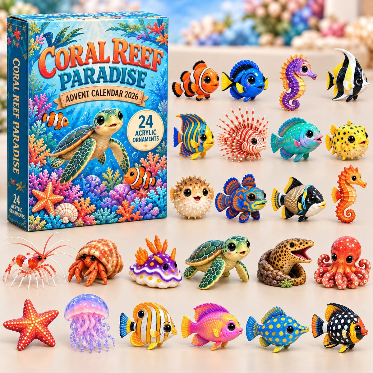 Coral Reef Paradise advent calendar