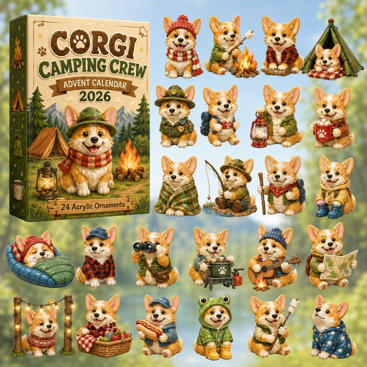 Corgi Camping Crew advent calendar