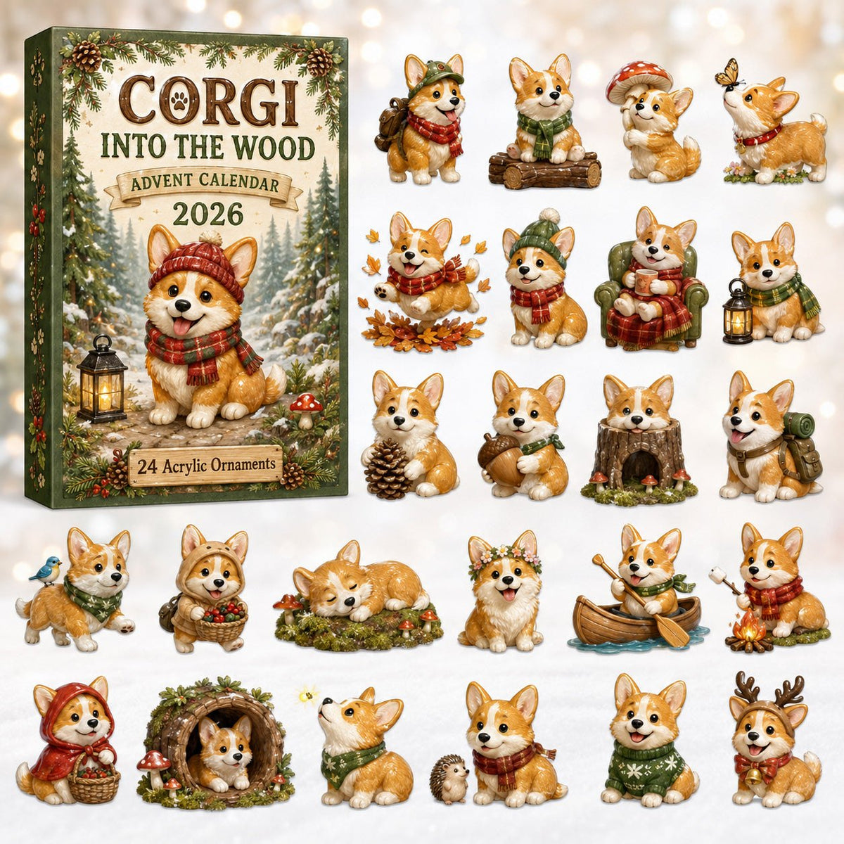Corgi into the Wood advent calendar