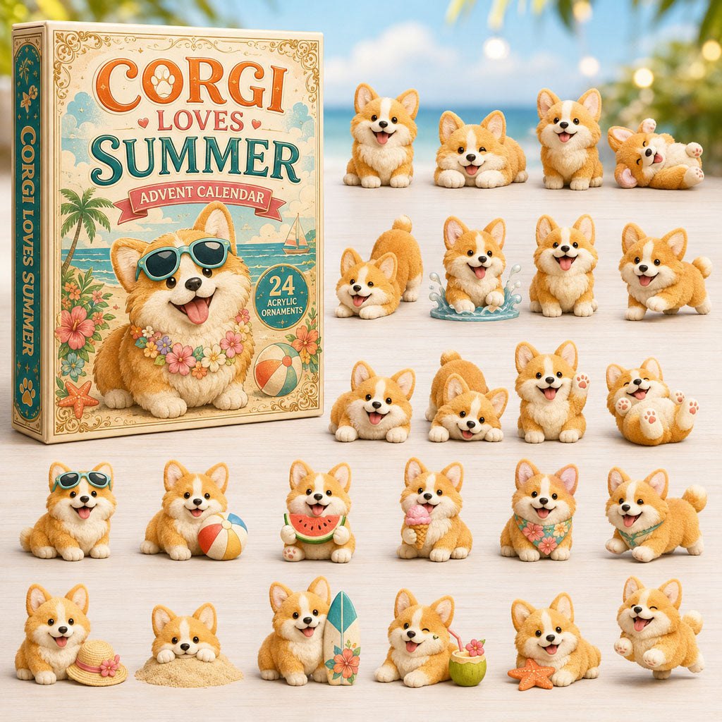 Corgi Loves Summer advent calendar