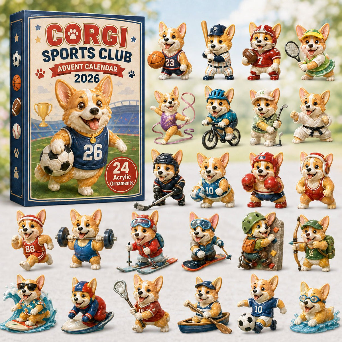 Corgi Sports Club advent calendar