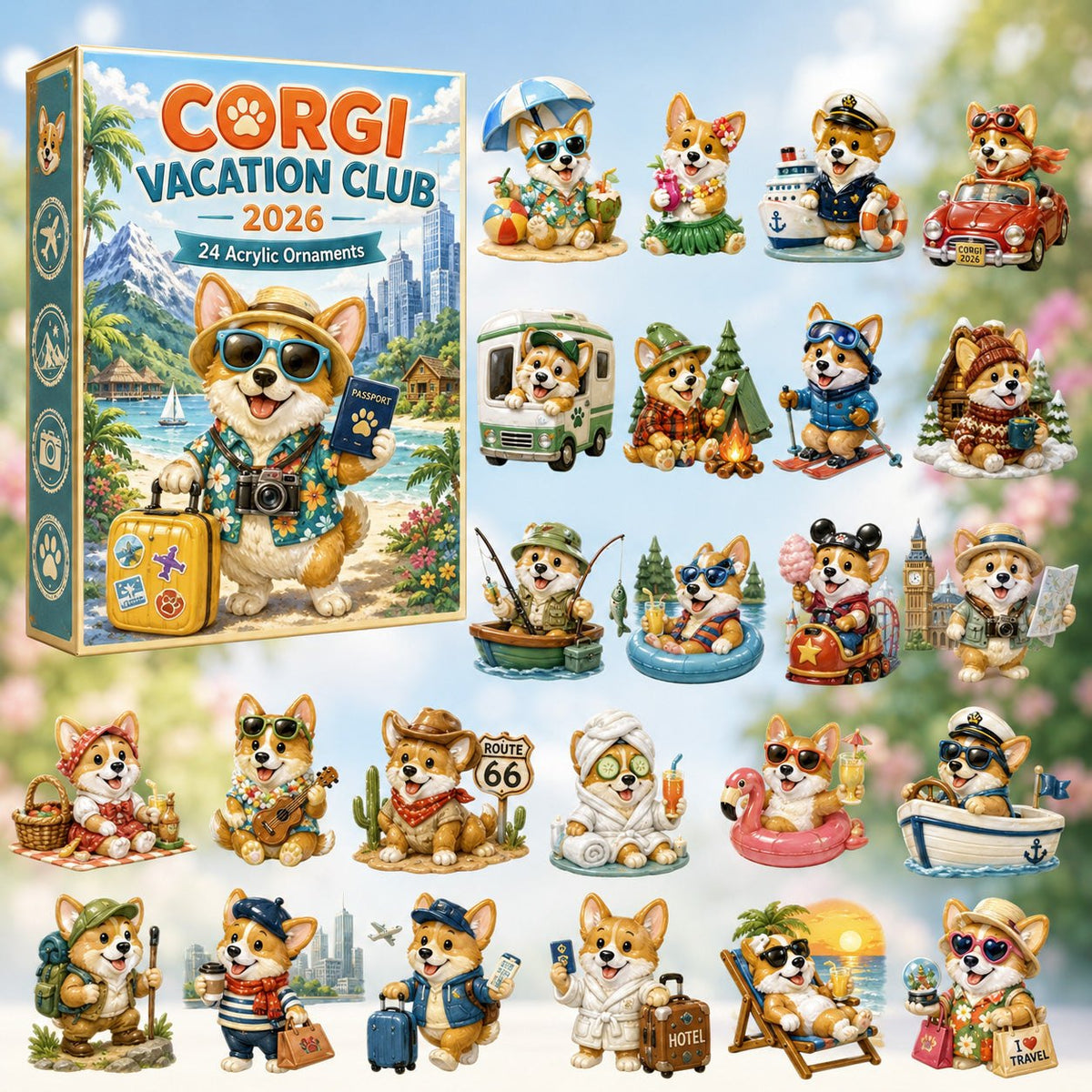 Corgi Vacation Club advent calendar