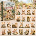 Corgi With Flower advent calendar