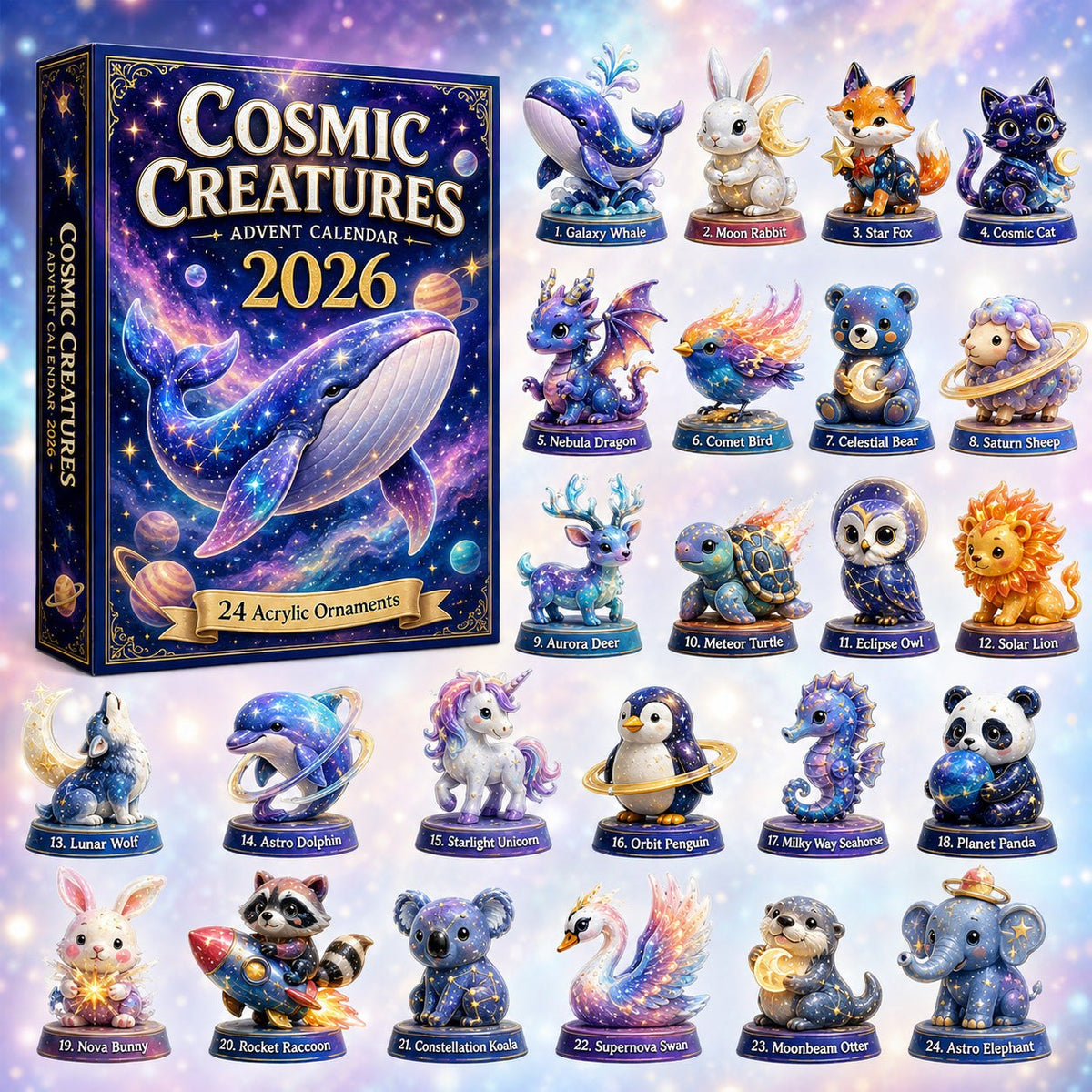 Cosmic Creatures Collection advent calendar