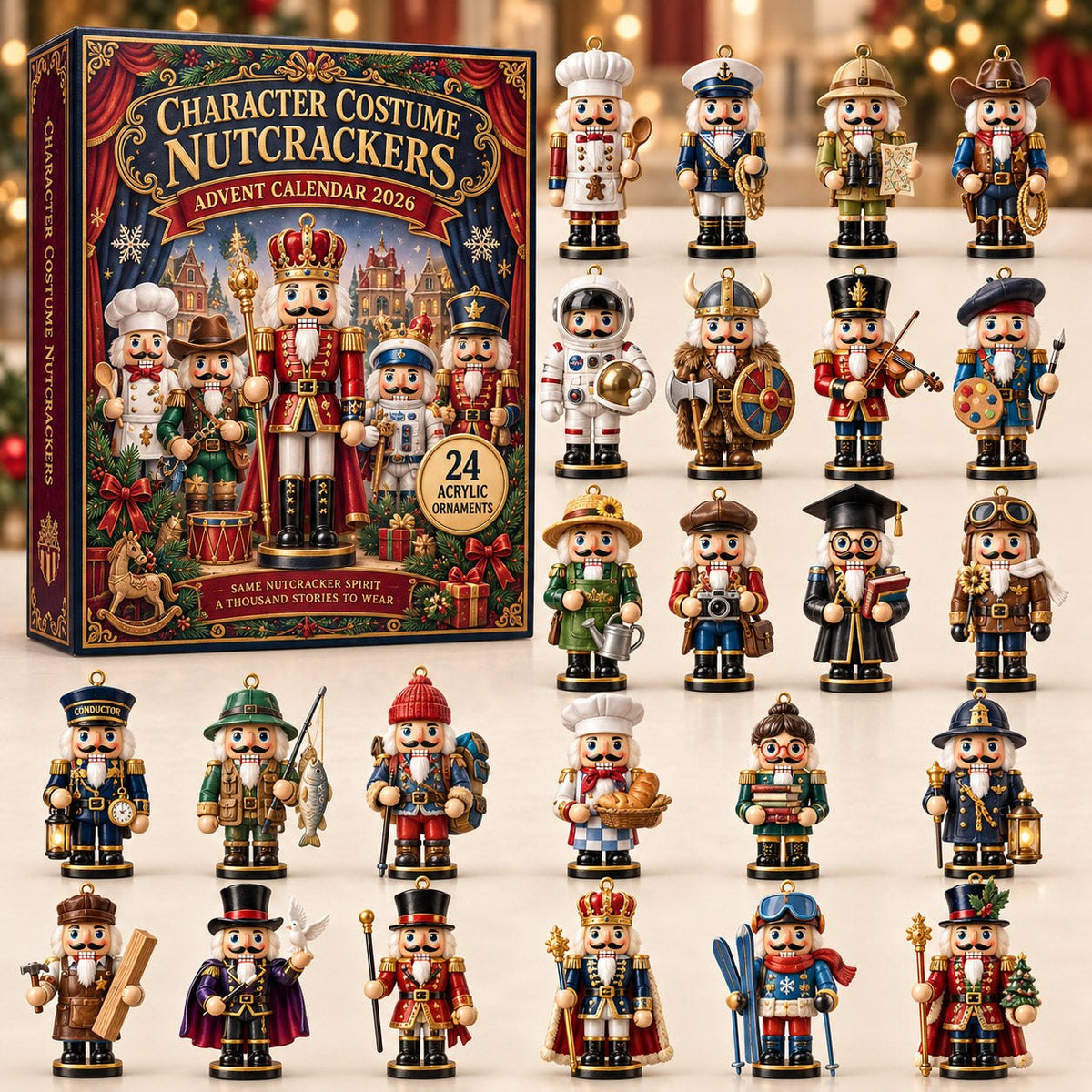 Costume Nutcracker advent calendar