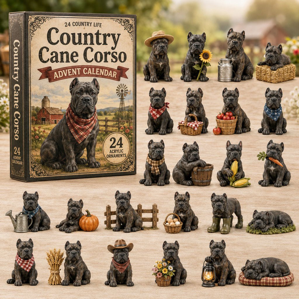 Country Cane Corso advent calendar