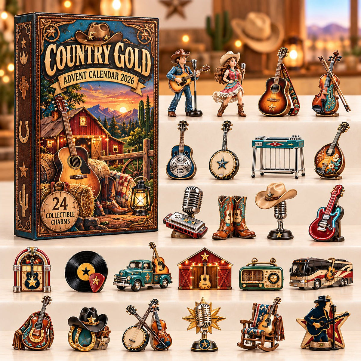 Country Gold advent calendar