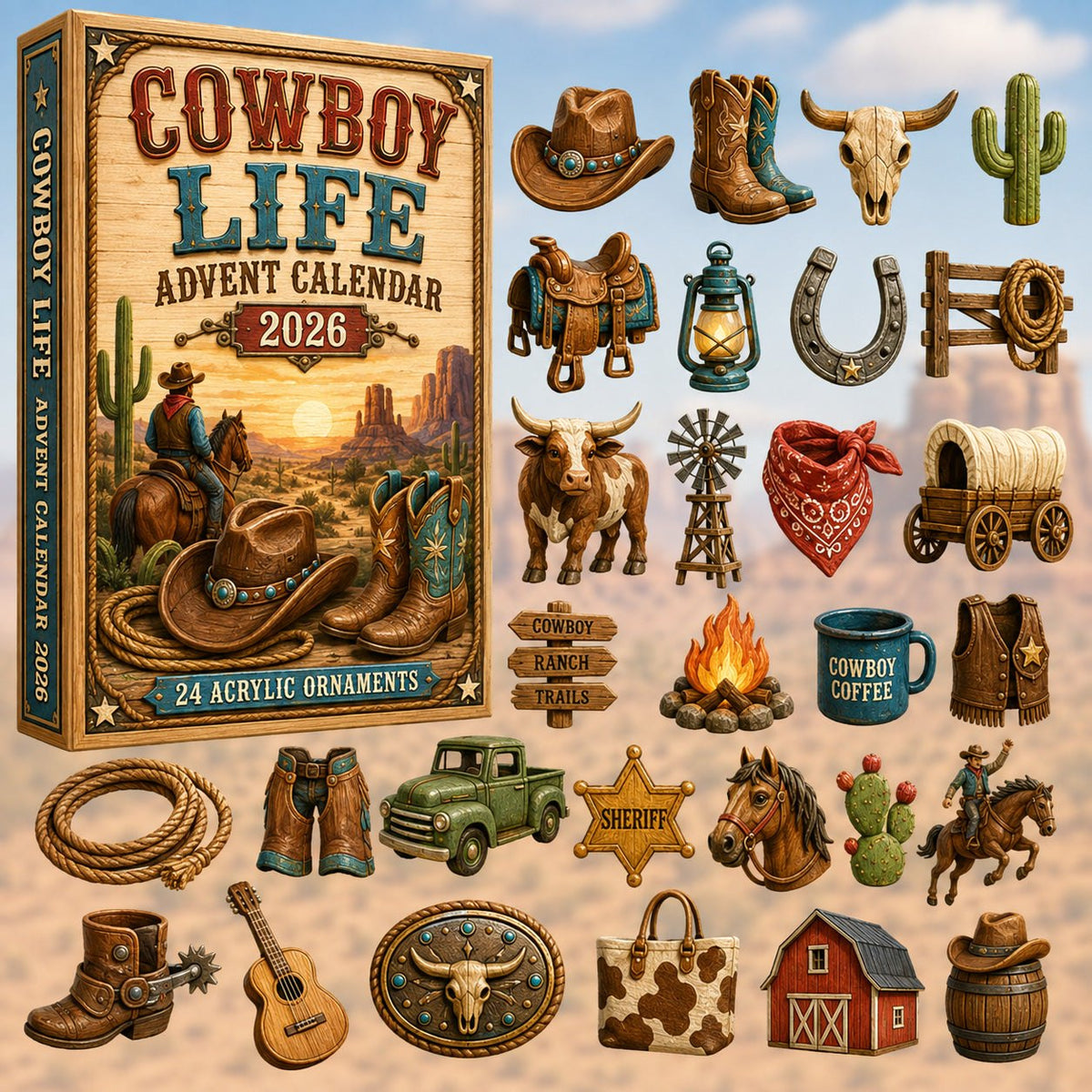 Cowboy Life advent calendar