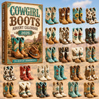 Cowgirl Boots Dairy advent calendar