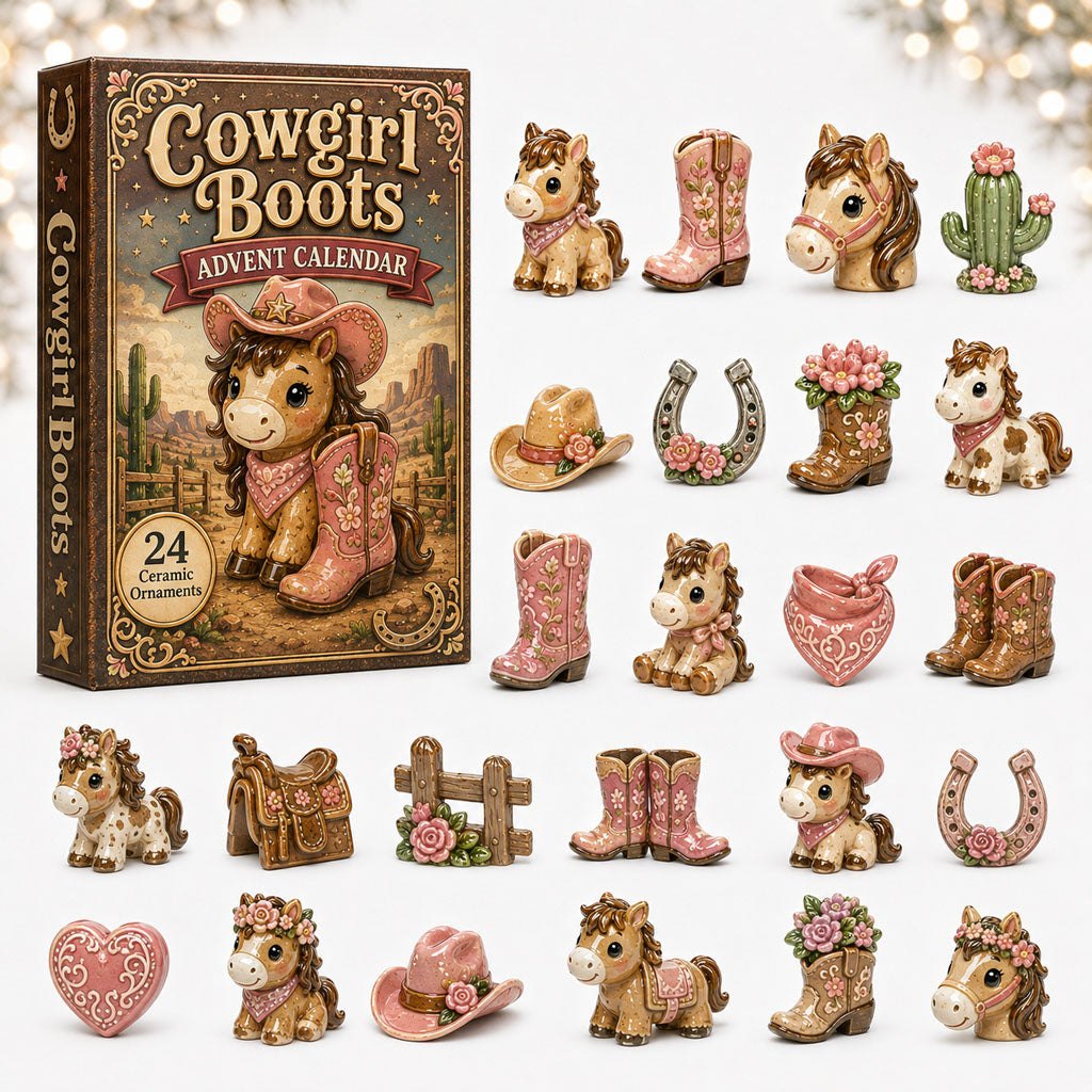 Cowgirl Boots Horse advent calendar