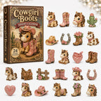 Cowgirl Boots Horse advent calendar