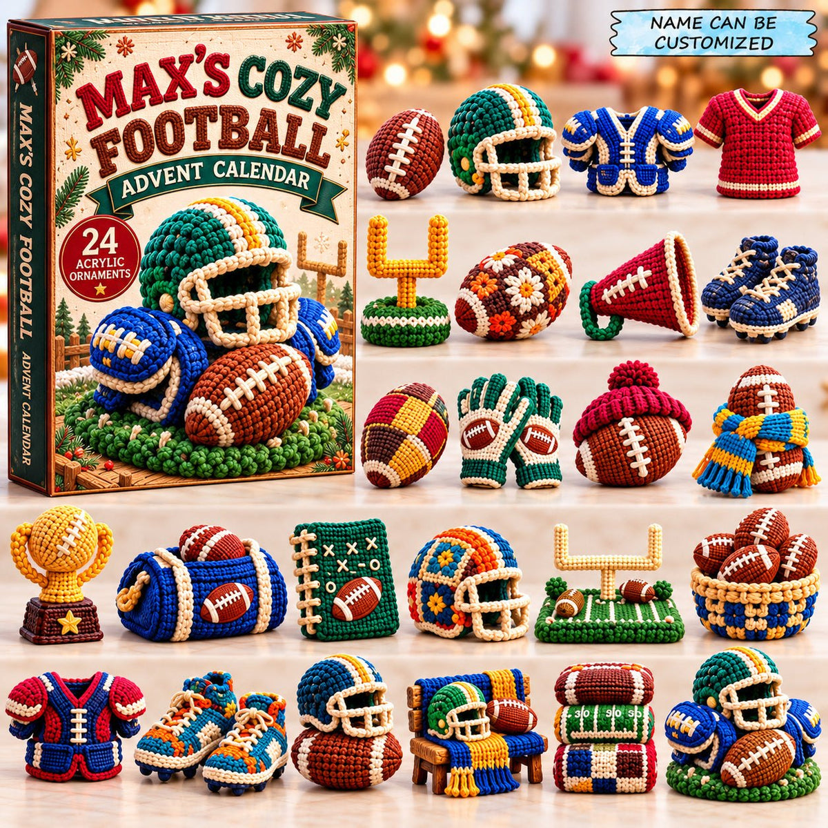 Cozy American Football advent calendar