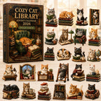 Cozy Cat Library advent calendar