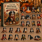 Cozy Fall Bernese Mountain Dog advent calendar