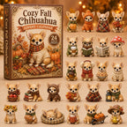 Cozy Fall Chihuahua advent calendar
