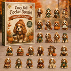 Cozy Fall Cocker Spaniel advent calendar