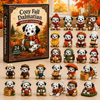 Cozy Fall Dalmatian advent calendar