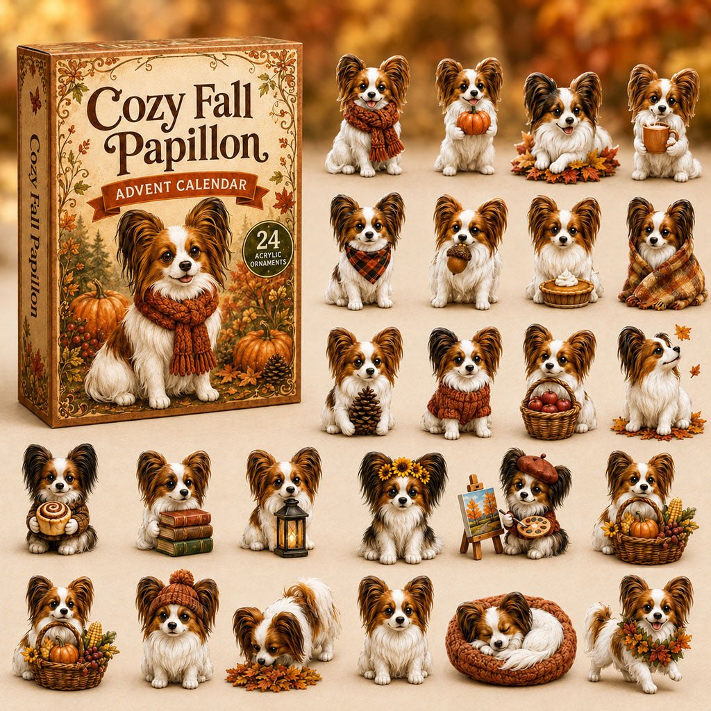 Cozy Fall Papillon advent calendar