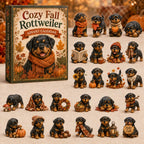 Cozy Fall Rottweiler advent calendar