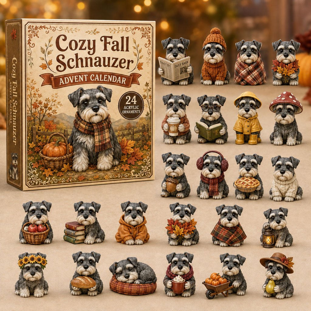 Cozy Fall Schnauzer advent calendar