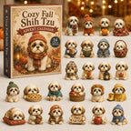 Cozy Fall Shih Tzu advent calendar