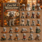 Cozy Fall Weimaraner advent calendar