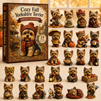 Cozy Fall Yorkshire Terrier advent calendar