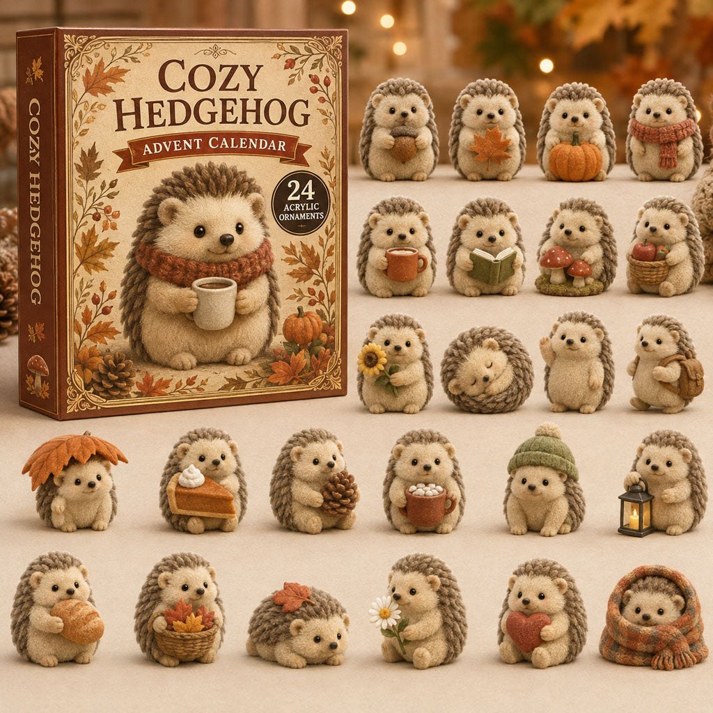 Cozy Hedgehog advent calendar