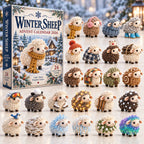Cozy Knit Winter Sheep advent calendar