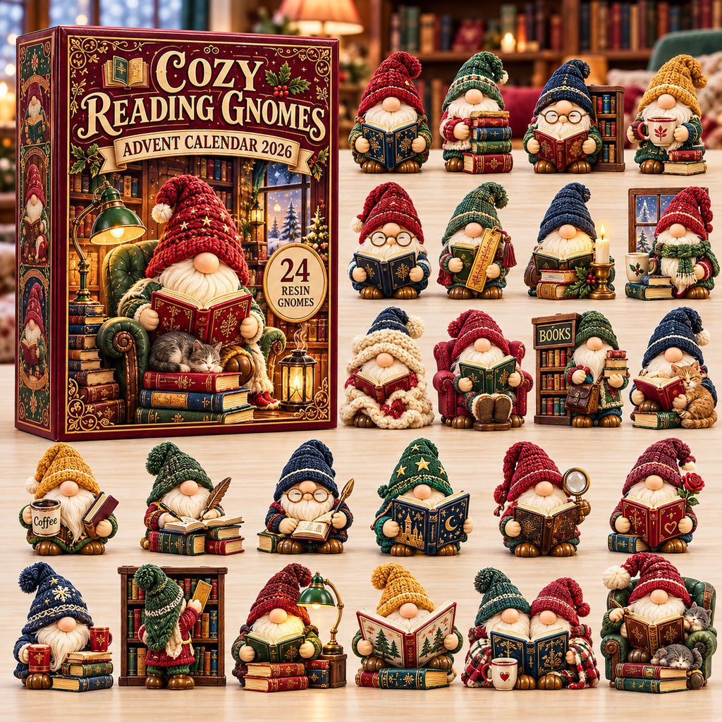 Cozy Reading Gnome advent calendar