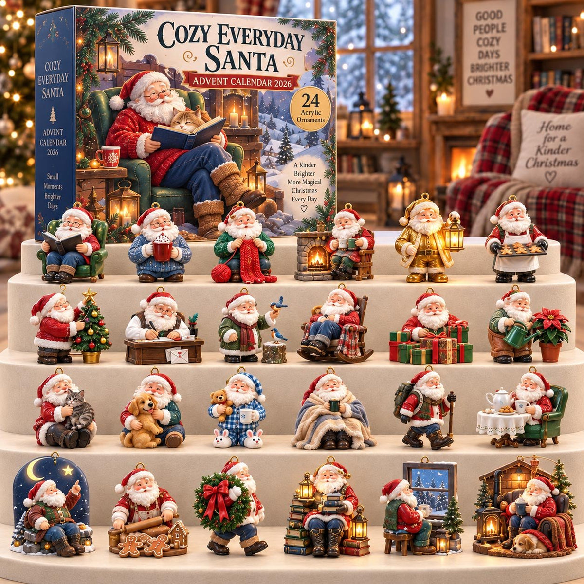Cozy Santa advent calendar