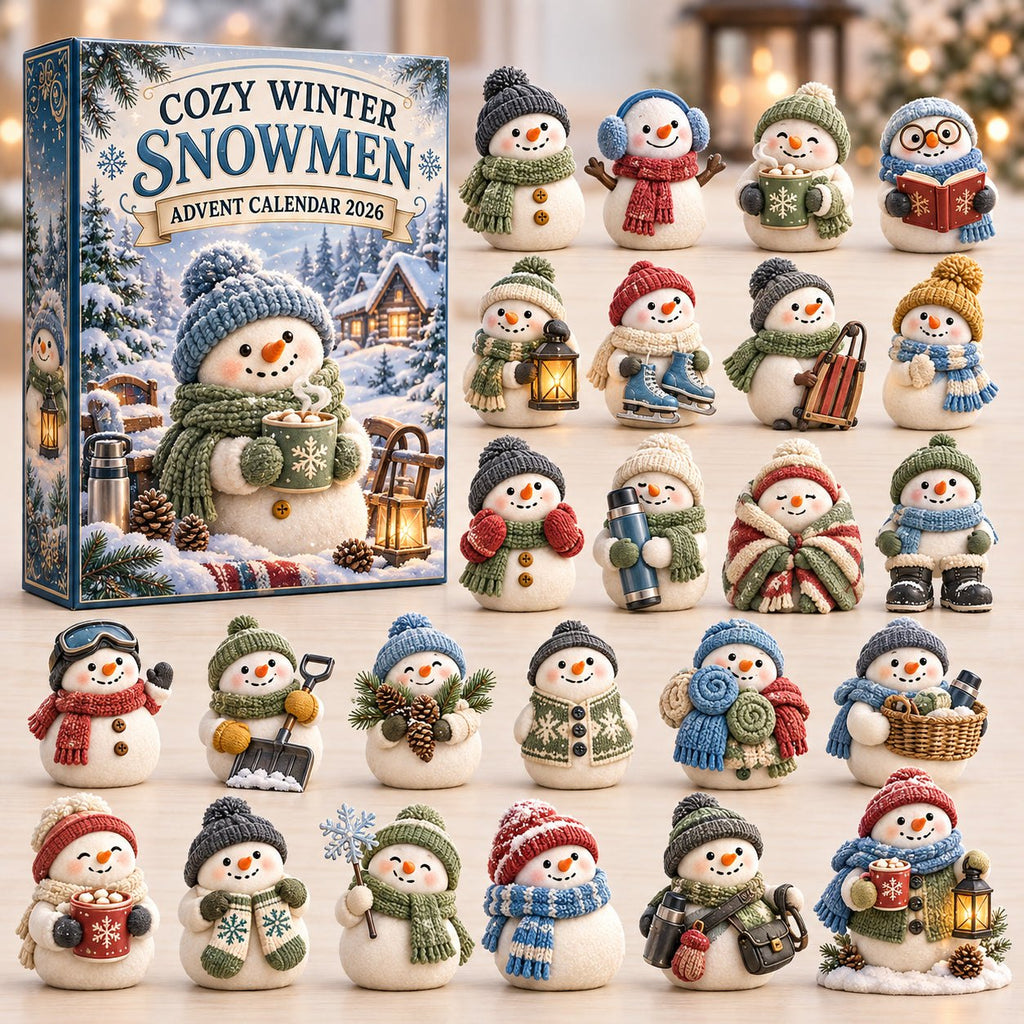 Cozy Snowman advent calendar