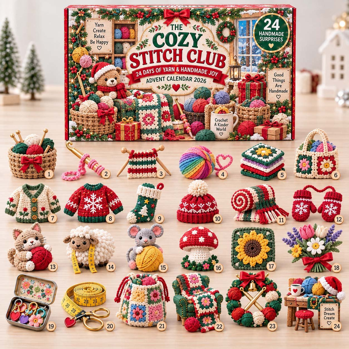 Cozy Stitch Club advent calendar