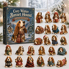 Cozy Winter Basset advent calendar