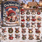 Cozy Winter Bats advent calendar