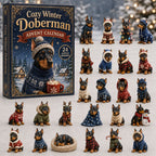 Cozy Winter Doberman advent calendar