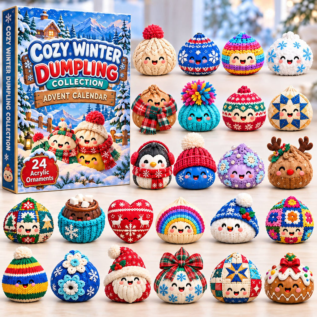 Cozy Winter Dumpling advent calendar