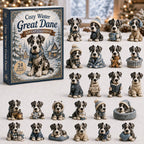Cozy Winter Great Dane advent calendar