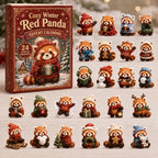 Cozy Winter Red Panda advent calendar