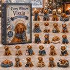 Cozy Winter Vizsla advent calendar