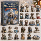 Cozy Winter Weimaraner advent calendar