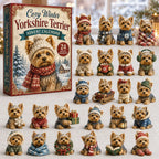 Cozy Winter Yorkshire Terrier advent calendar