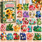 Crochet Botanical Dragon advent calendar