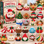 Crochet Christmas Dumpling advent calendar