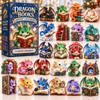 Crochet Dragon Books advent calendar
