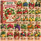 Crochet Fruit Pot advent calendar