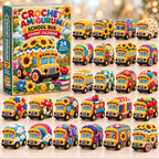 Crochet School Bus advent calendar