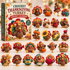 Crochet Thanksgiving Turkey advent calendar