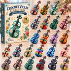 Crochet Violin advent calendar